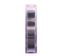 4 Pezzi/set Professionale Universale Nero Tagliacapelli Pettine Limite Parrucchiere Guida Di Taglio Di Ricambio, Compatibile Con Moser, Serie 1400 G1202(3.6.9.12mm set)