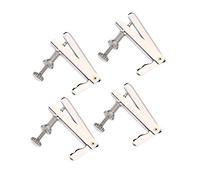 4 pezzi/set regolatori per violoncello corde in metallo argento fine tuner strumento musicale parti di ricambio per 3/4 4/4 violoncello
