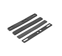4 pezzi/set smorzatore barra spaziatrice, tastiera meccanica interruttore silenziatore pad tastiera barra spaziatrice cotone riduzione del rumore smorzatori in schiuma cuscinetti smorzanti (6.25u)