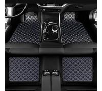 4 Pezzi Set Tappetini Auto per Jaguar XF 2021-2025, Personalizzati Impermeabile Set Completo Anteriore E Posteriore Accessori Interni,Black-Blue