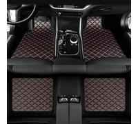 4 Pezzi Set Tappetini Auto per MG HS Hybrid 2024-2025, Personalizzati Impermeabile Set Completo Anteriore E Posteriore Accessori Interni,Black-Red