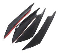 4 Pezzi/set Universale Paraurti Anteriore Labbro Decorazione Diffusore Splitter Alette Spoiler Carrozzeria Cintura Anticollisione Auto Tuning Canard(Type 1)