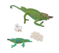 4 Pezzi Simulazione del Modello di Giocattolo Animale Ornamento per Bambini Ciclo di Crescita Cognitiva per la Scuola Domestica