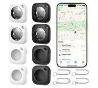 4 Pezzi Smart Tracker Tag Bluetooth Localizzatore GPS Compatibile con Apple Dov