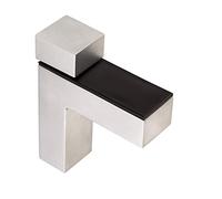 4 Pezzi SO-TECH® Staffa per Mensola in Vetro HULK Cromo opaco Reggi Ripiano in Vetro Reggi Ripiano per Basi in Vetro o