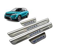 4 Pezzi Soglia Porta Battitacco per Suzuki Vitara 2015-2022 2023 2024, Acciaio Inossidabile Esterno Batticalcagno Protezione protezione contro graffi auto Accessori Decorativi,B