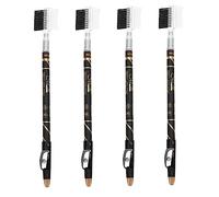 4 Pezzi Sopracciglia con Pettine e Temperamatite Strumenti per Sopracciglia e Microblading Design e Facile Usare