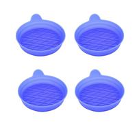 4 Pezzi Sottobicchieri Auto per VW Caddy 2K Maxi 2003-2010 2011 2012 2013-2019, Multifunzione Impermeabile Resistente Portabicchieri Coasters Inserto Tappetino Accessori,A-Blue