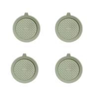 4 Pezzi Sottobicchieri Auto per VW Caddy 2K Maxi 2003-2010 2011 2012 2013-2019, Multifunzione Impermeabile Resistente Portabicchieri Coasters Inserto Tappetino Accessori,B-Green