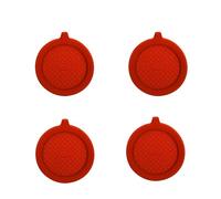 4 Pezzi Sottobicchieri Auto per VW Caddy 2K Maxi 2003-2010 2011 2012 2013-2019, Multifunzione Impermeabile Resistente Portabicchieri Coasters Inserto Tappetino Accessori,B-Red