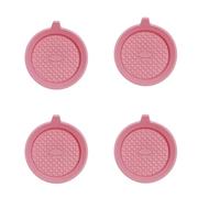4 Pezzi Sottobicchieri Auto per VW Caddy Maxi 2015-2023 2024, Multifunzione Impermeabile Resistente Portabicchieri Coasters Inserto Tappetino Accessori,B-Pink