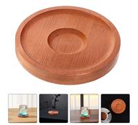 4 pezzi sottobicchieri rotondi in legno sottobicchieri per bevande in legno