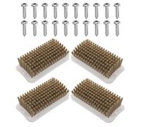 4 Pezzi Spazzola Pulizia per Porcellino D'india Mini Giocattolo | Plastica, Accessori a Vite, per Uso Domestico e Set Gabbia, Cura Ordinaria