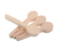 4 pezzi spazzolini a cucchiaio, set di sculture intagliato intagliato in legno