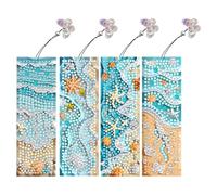 4 pezzi Special Shape Beach Bookmark Art Projects (SQ015)