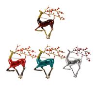 4 pezzi spilla in metallo decorazione lega corpetto creativo cervo a forma di