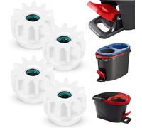 4 pezzi Spin Mop Replacement Parts di ricambio per mocio rotante, ricambio per pignoni cuscinetto frizione secchio per mop compatibile con Ocedar, ricambio per riparazione pedale pignoni