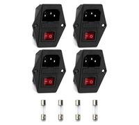 4 Pezzi Spinotto Adattatore Maschio, Modulo Di Ingresso Connettore 3 in 1, EC320