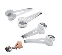 4 Pezzi Spremi Bustine Di Tè in Acciaio Inox, 15,5 cm, Pinze per Zucchero, Clip Della Bustina Di Tè, Pinza Da Cucina in Acciaio Inox per Casa, Cucina, Bar