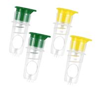 4 Pezzi Spremi Limone, Spremiagrumi Manuale Portatile Kit, Manuale di Plastica Lemon Juicer, Lemon Mini Squeezer, Facile da Usare e Pulire, per Juicing Arance Agrumi Frutta Spremute Fresche