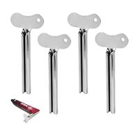 4 Pezzi Spremi Tubetti Dentifricio, Spremi Pasta Dentifricio, Toothpaste Squeezer, Pratico, per Crema per Le Mani, Dentifricio, Pigmenti E Senape Prodotti Tubolari