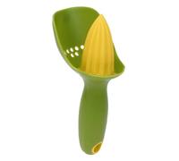 4 pezzi spremiagrumi manuale in plastica da cucina, alesatore for agrumi, arancia, limone, portatile, spremitura di frutta, taglio Per Bar Cucina(Black)