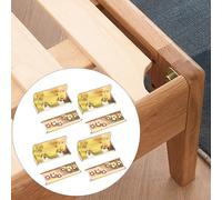 4 pezzi staffe per sponde del letto, elementi di fissaggio in ferro per