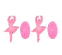 4 Pezzi Stampo in Silicone per Cioccolato Ballerina