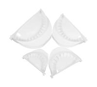 4 Pezzi Stampo per Ravioli e Wonton in Plastica Bianca | Cucina e Feste, Facile da Pulire, Versatile, Pratico per Sfoglie, Ripieni, Uso Manuale