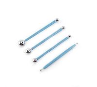 4 Pezzi Stilo a Sfera, Set di Strumenti per Modellare a Forma di Sfera in Acciaio Inossidabile ， Strumenti Lisci per Sculpey di Argilla Strumenti per Argilla Secca All'Aria