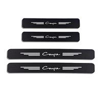 4 Pezzi Striscia di Protezione della Soglia della Portiera de Auto per Hyun-dai Grandeur, Adesivo per Battitacco in Fibra Carbonio Accessori per Lo Styling, Coupe