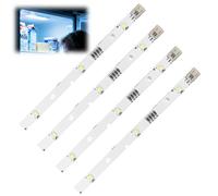 4 pezzi Striscia Luce Led per frigorifero Rongsheng/Hisense, Lampadina LED bianca fredda con E349766 MDDZ-162A 1629348 DC12V 2W 12V, 16cm x 1cm i efficienza energetica F]