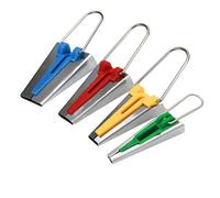 4 Pezzi Strumento per Sbieco per Cucito, Bias Binding Maker Set, Nastro di Tessuto Maker Tool Set, Bias Tape Maker Set, Nastro di Sbieco Maker, Accessori per Cucire, Accessorio Gadget per Cucito