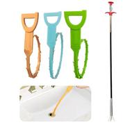 4 Pezzi Stura Lavandini e Scarichi, Stura Lavandino Professionale, Sonda Sturatubi, Molla Sturatubi Doccia per Pulire le Tubature Molla Sturatubi Cleaning Claw per Bagno, Vasca Strumento