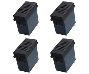 4 Pezzi Suoneria 220V 6A, Compatibile Con Vimar Arke, Colore Nero