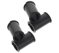 4 Pezzi Supporto Antiurto Microfono in Gomma Nero, Montaggio Rapido | Riduzione del Rumore del Vento, Presa Antiscivolo e Assorbimento Urti, per Registrazioni Interne e Contesti Professionali