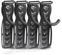 ® 4 Pezzi Supporto per Biciclette Da Parete, Portabici Da Muro Pieghevole Rastre