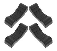 4 Pezzi Supporto per Cric Auto in Gomma 6 Ton Antiscivolo Nero