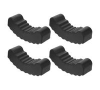 4 Pezzi Supporto per Cric Auto Tampone Gomma 6 Ton, Nero