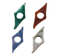 4 pezzi supporto per dita del pollice in resina sintetica libri segnalibro libro di testo per ufficio casa biblioteca viaggi contabile in resina sintetica