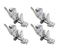 4 Pezzi, Supporto per Piedino con Gambo Basso Attaccabile, Staffa per Macchine da Cucire a Gambo Basso, Adatta Universalmente per Brother, Singer, Janome, Toyota, Kenmore