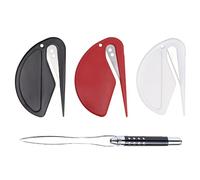 4 Pezzi Tagliacarte di Metallo, Tagliacarte da Scrivania, Coltello per Buste, Taglia Carte, Per Casa, Ufficio, Scuola
