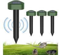 4 Pezzi Talpe Ultrasuoni Solare, Repellente Solare Scaccia Talpa, Dissuasore per Talpe a Ultrasuoni Utilizzato per Respingere Talpes, Arvicole, Serpenti Protegge Prati e Giardini