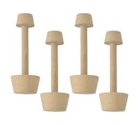 4 pezzi Tamper per crostate: Tamper per crostate in legno per uova - Strumenti