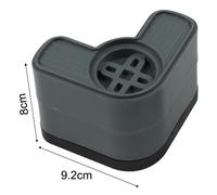 4 Pezzi Tamponi Aumento Altezza per Lavatrici con Riduzione Vibrazioni