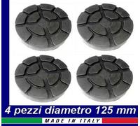 4 PEZZI TAMPONI D 125 mm per PONTI SOLLEVATORI 2 COLONNE ravaglioli corghi omcn