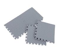 4 Pezzi Tappetini Ammortizzatori Eva Argento 30x30x2, 5 Cm