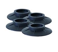 4 Pezzi Tappetini Antivibrazione For Lavatrice Tappetini Antiscivolo Piedini In Gomma Fissi Universali Piedini For Frigorifero Antirumore Cuscinetti Fissi(4PCS)