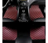4 Pezzi Tappetini Auto, per Alfa Romeo Junior 2024 Tappetini per Auto Personalizzati Antiscivolo ImpermeabileTappetino in Tutto Il Tempo Tappeti,E/Win Red