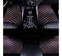 4 Pezzi Tappetini Auto per Lexus GS200T 2016-2023, Tappetini su Misura in Moquette Impermeabili e Antiscivolo Protezione Completa Abitacolo,C Black Red